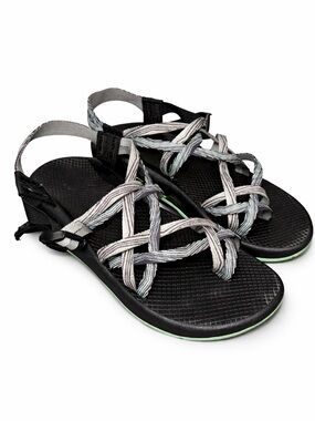 Chaco ZX2 Women’s Vibram Sole Blue Adjustable Straps Sandals Hiking Active 10